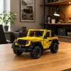 LEAN TOYS Construction Bricks Car Off-Road Vehicle Wrangler Yellow 746 pcs.