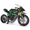 LEAN TOYS Konstrukcijas klucīši Racing Motocikls Sports Melns 656 gab.