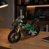 LEAN TOYS Konstrukcijas klucīši Racing Motocikls Sports Melns 656 gab.
