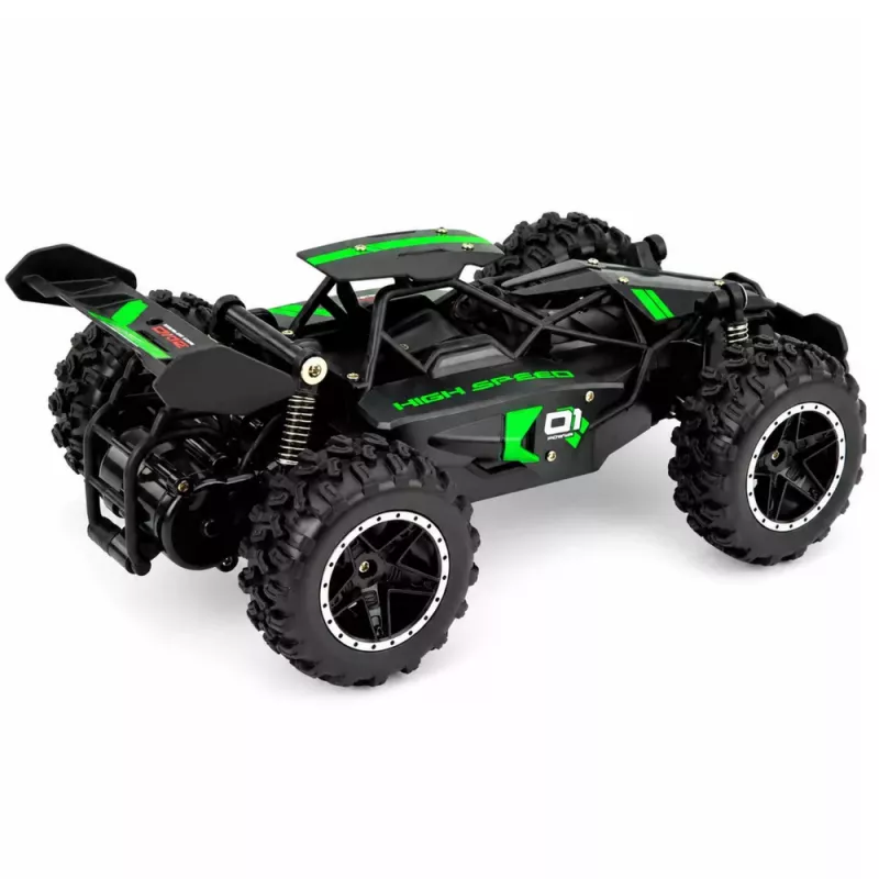 LEAN TOYS RC bezceļu kāpšanas automašīna ar tālvadību, melna, 1:18, 15 km/h
