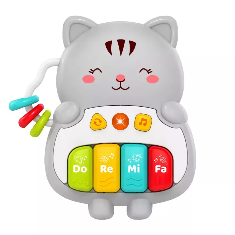 LEAN TOYS Muzikālā rotaļlieta Kaķēna klavieres Izglītojošas mazuļiem Melodijas Skaņas
