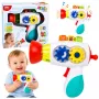LEAN TOYS Interaktīvā bērnu žāvētāja ar gaismām, skaņām, zobratiem un bumbiņām