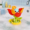 LEAN TOYS Vannas rotaļlieta Tulpju puķupods Laistīšanas kanna Ūdens strūklaka