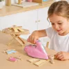 LEAN TOYS Gludināšanas komplekts ar gludekli, vibrāciju, gaismu un skaņu