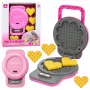 LEAN TOYS Vafeļu gatavotājs bērniem - Vafeles ar krāsu mainošām gaismām un skaņām - Rozā