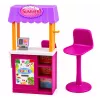 LEAN TOYS Anlily Doll Pārdevēja ar Dzērieniem un Uzkodām Stends Piederumu Komplekts