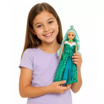 LEAN TOYS Anlily Dīvainā lelle ar fantāzijas kostīmiem, kleitām, aksesuāriem, apaviem