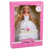 LEAN TOYS Anlily Bride Doll in White Wedding Dress with Lace Accessories Set
