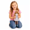 LEAN TOYS Anlily lelle ar suni, ziedu kleita, soma, uzkodas, aksesuāru komplekts