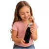 LEAN TOYS Anlily modes lelle tumšos džinsos, krāsainā topā, blondiem matiem