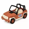 LEAN TOYS Bezceļu transportlīdzeklis ar treileri un skaņām Zaļš un Brūns Tūristu komplekts