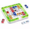 LEAN TOYS Magnētiskā puzles spēle Magnētiskās automašīnas 15 transportlīdzekļi 60 kartītes
