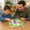 LEAN TOYS Magnētiskā puzles spēle Magnētiskās automašīnas 15 transportlīdzekļi 60 kartītes