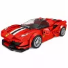 LEAN TOYS Konstrukcijas klucīši Sporta auto sacīkšu vitrīna Sarkans 364 gab.