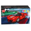 LEAN TOYS Konstrukcijas klucīši Sporta auto sacīkšu vitrīna Sarkans 364 gab.
