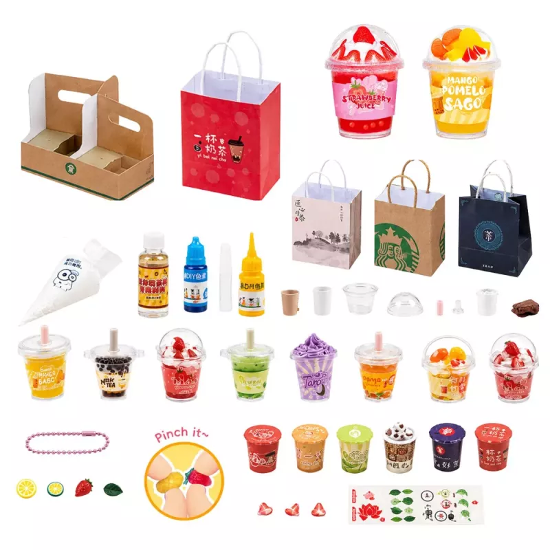LEAN TOYS DIY radošais komplekts: radīšana, dekorēšana, squishy kokteiļi