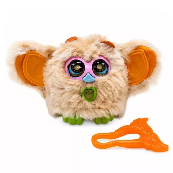 LEAN TOYS Genie Pets Interaktīvs radījums ar gaismām un skaņām Piekariņš Bēšs