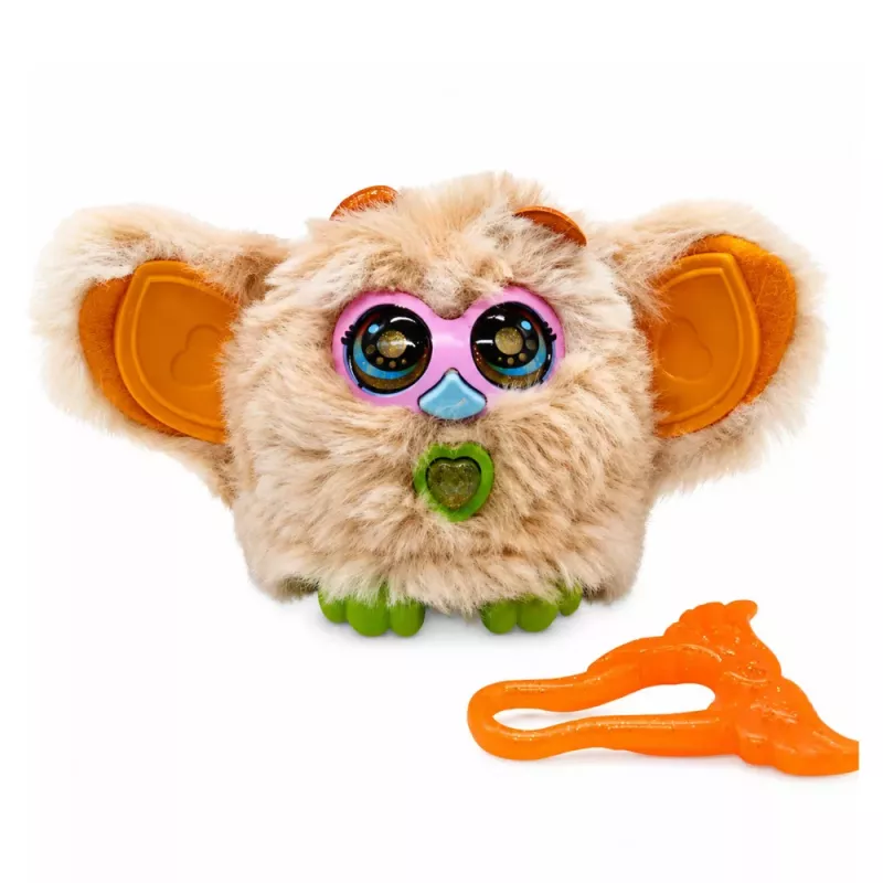 LEAN TOYS Genie Pets Interaktīvs radījums ar gaismām un skaņām Piekariņš Bēšs