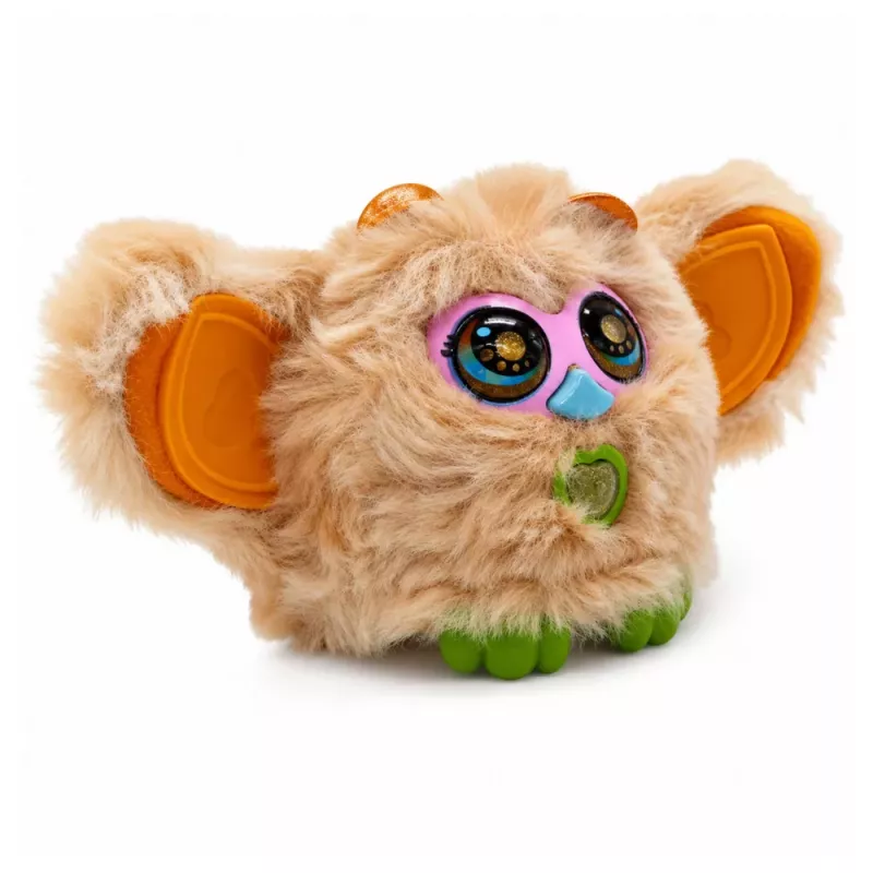 LEAN TOYS Genie Pets Interaktīvs radījums ar gaismām un skaņām Piekariņš Bēšs