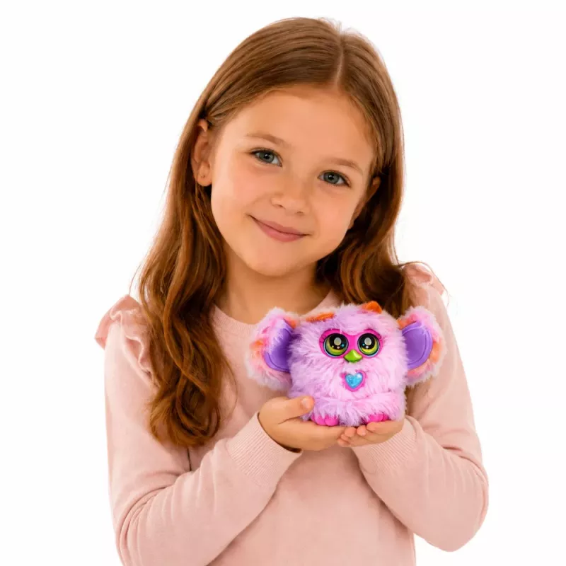 LEAN TOYS Genie Pets Interactive Creature Lights Sound Pendant Purple