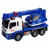 LEAN TOYS Būvniecības celtnis ar regulējamām gaismām un skaņām - Zils