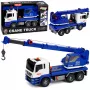 LEAN TOYS Būvniecības celtnis ar regulējamām gaismām un skaņām - Zils