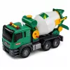 LEAN TOYS Betona maisītāja kravas automašīna ar rotējošu cilindru, gaismām un skaņām, zaļa