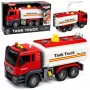 LEAN TOYS Kravas auto cisterna Ūdens sistēma Šļūtene Ūdens liešana Gaismas Skaņas Sarkans