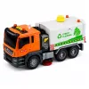LEAN TOYS Ielas tīrītāja kravas automašīna ar ūdens smidzināšanas sistēmu, gaismām un skaņu