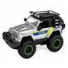 LEAN TOYS Policijas bezceļu transportlīdzeklis ar zirgu piekabi, gaismām un skaņām
