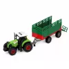 LEAN TOYS Saimniecības komplekts ar traktoru, vējdzirnavām, kūti, piekabi un dzīvnieku figūriņām, 45 gab.