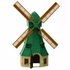 LEAN TOYS Saimniecības komplekts ar traktoru, vējdzirnavām, kūti, piekabi un dzīvnieku figūriņām, 45 gab.