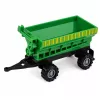LEAN TOYS Lauksaimniecības transportlīdzekļu komplekts Traktors Lopbarības kombains Tvertne Mēslojuma izkliedētājs 1:68 4 gab.