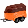 LEAN TOYS Lauksaimniecības transportlīdzekļu komplekts Traktors Lopbarības kombains Piekabes 1:68 4 gab.
