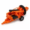 LEAN TOYS Lauksaimniecības transportlīdzekļu komplekts Traktors Lopbarības kombains Piekabe Presīte 1:68 4 gab.