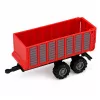 LEAN TOYS Lauksaimniecības transportlīdzekļu komplekts Traktors Lopbarības kombains Piekabe Presīte 1:68 4 gab.