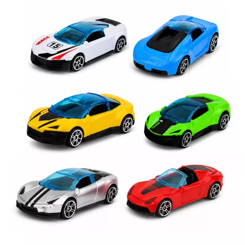 LEAN TOYS Kravas automašīna ar rampu, transportētājs, palaidējauto, atsperu piedziņa 1:55