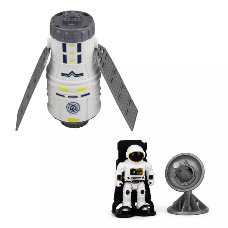 LEAN TOYS Kosmosa kuģa satelīta kapsulas komunikācijas antenas astronauta komplekts