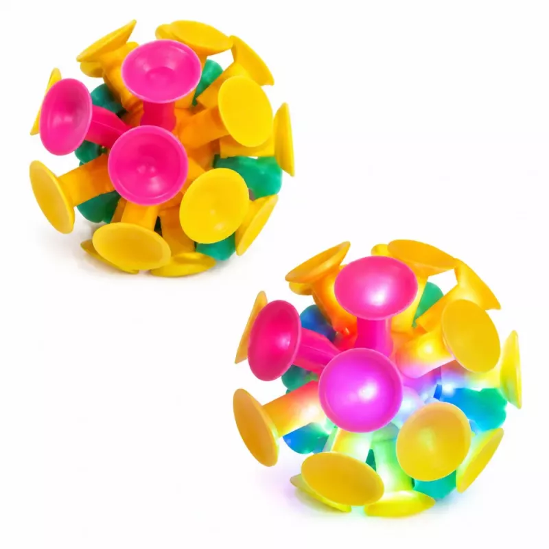 LEAN TOYS Arkādes spēle mešanai, ķeršanai, lāpstiņām, mirdzošām bumbiņām, LED haizivs