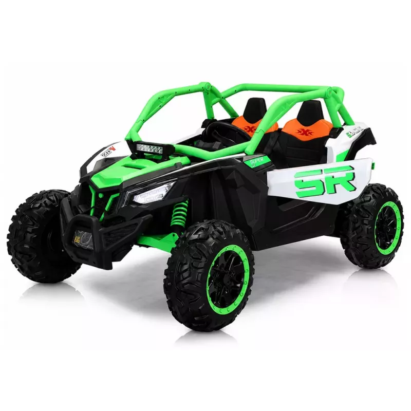 LEAN CARS akumulatora bagijs 4x4 KKL-808 24V, zaļš