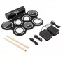 V-TONE RD7 elektronisko bungu komplekts ar USB-C un AUX, 7 spilventiņiem, 2 pedāļiem, 12 balsīm