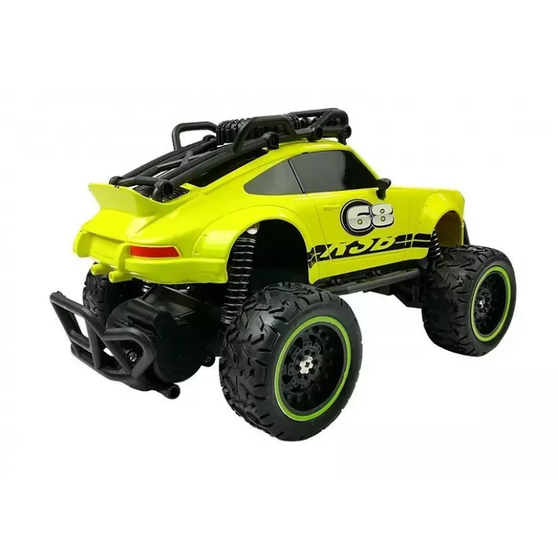 LEAN TOYS Remote Controlled Car Off-Road R/C Beetle Green 2.4G