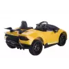 LEAN CARS Elektriskā braucamā automašīna Lamborghini Huracan Yellow