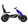 LEAN CARS Pedāļu Go Kart B012 Ar Piepūšamiem Riteņiem Zils
