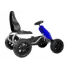 LEAN CARS Pedāļu Go Kart B012 Ar Piepūšamiem Riteņiem Zils