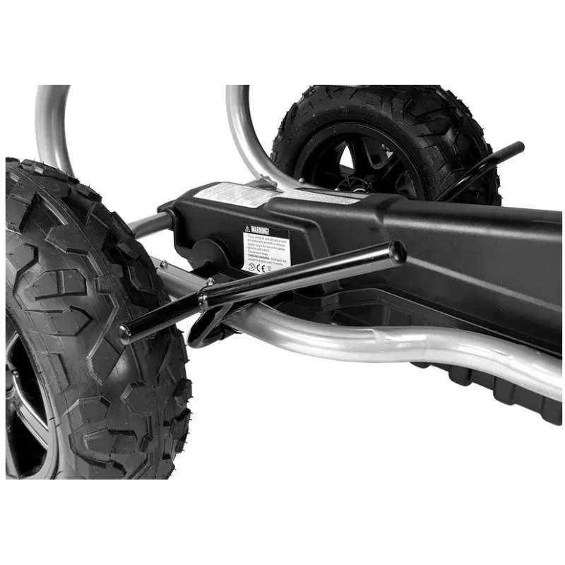 LEAN CARS Pedāļu Go Kart B012 Ar Piepūšamiem Riteņiem Zils