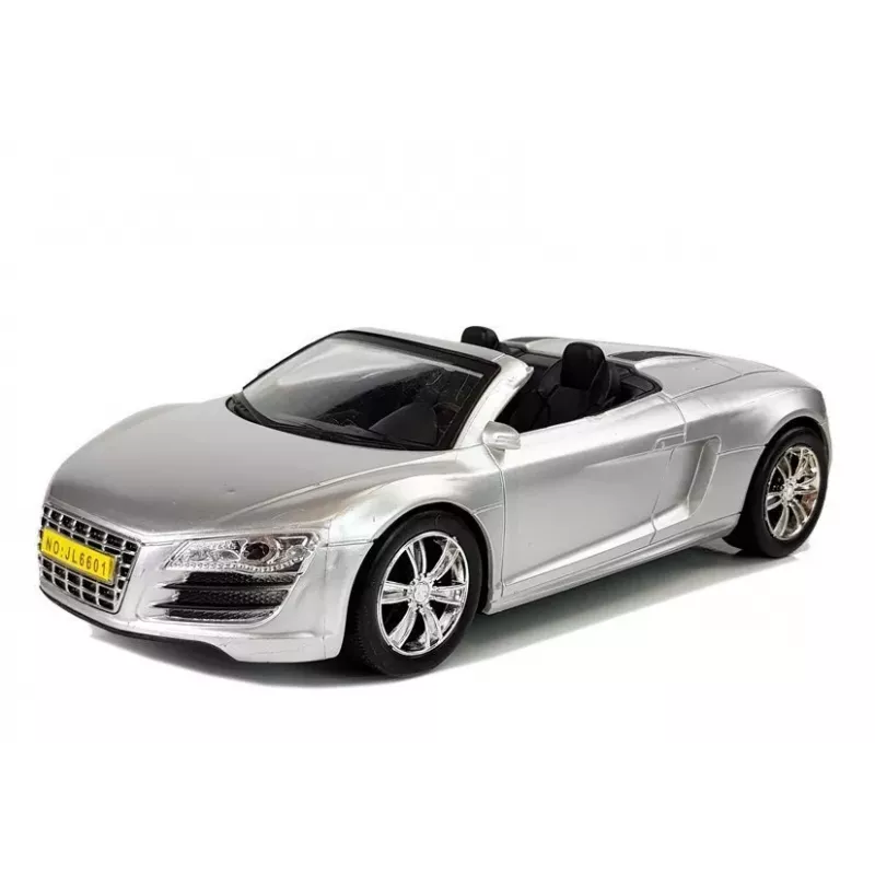 LEAN TOYS Rotaļu auto Kabriolets Sudraba 1:18