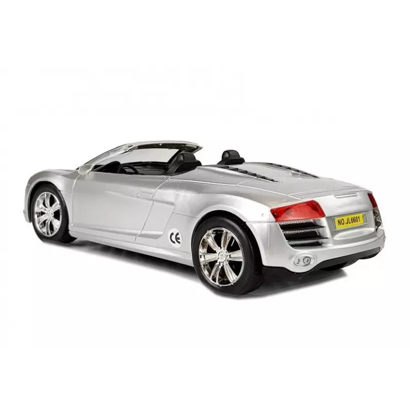 LEAN TOYS Rotaļu auto Kabriolets Sudraba 1:18