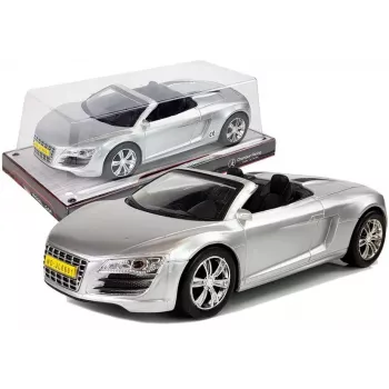 LEAN TOYS Rotaļu auto Kabriolets Sudraba 1:18