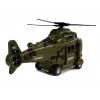 LEAN TOYS Militārais glābšanas helikopters 1:16 ar āķi, skaņu un gaismu